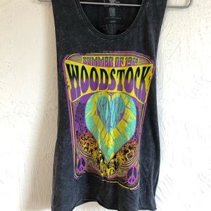 Urban Outfitters Red Carpet Noir Woodstock Tank